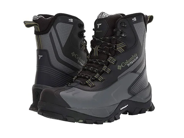 Columbia Men's Powderhouse Titanium Omni-Heat 3D Outdry Boot - Black, 8