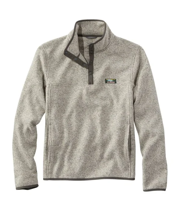 Men's L.L.Bean Sweater Fleece Pullover Gray Extra Large - L.L.Bean