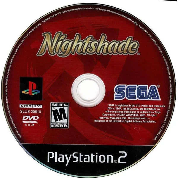 Nightshade - PlayStation 2