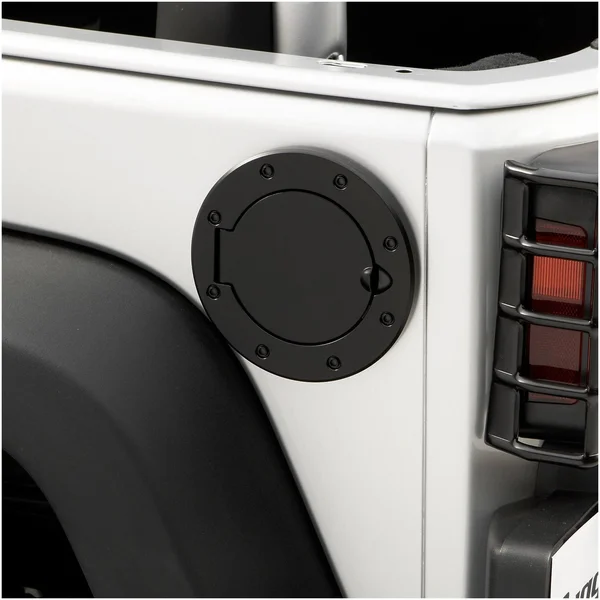 11229.02 Rugged Ridge Fuel Door Cover Black