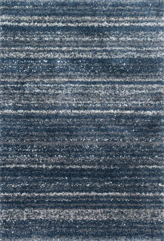 Loloi Quincy QC-05 2&3x22 x 4& Navy - Pewter Rug