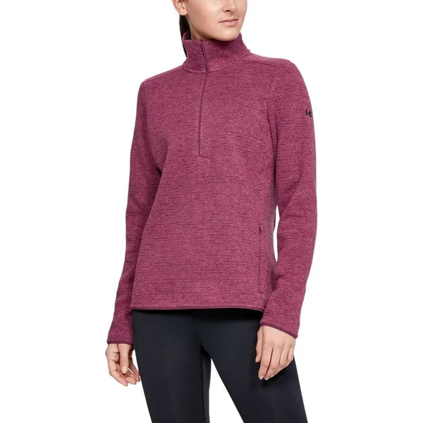 Under Armour Women's Wintersweet 1/2 Zip Level Purple Fade Heather Xs