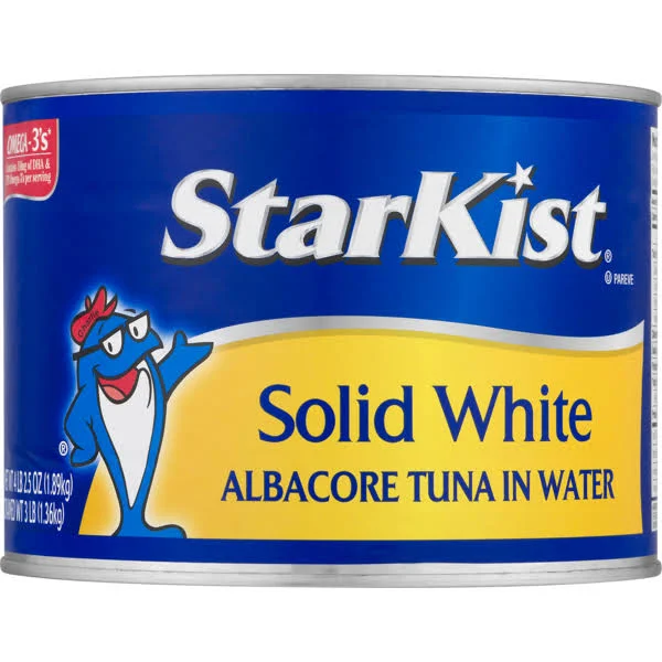 Starkist Solid White Albacore Tuna - 4 lb 2.5 oz Can - 6 Packs
