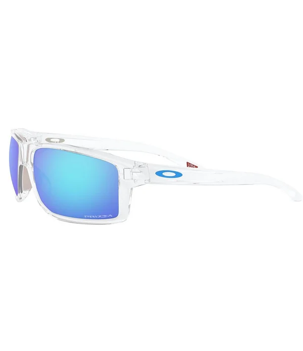Oakley OO9449 Gibston Sunglasses - 944904 Polished Clear/Prizm Sapphire