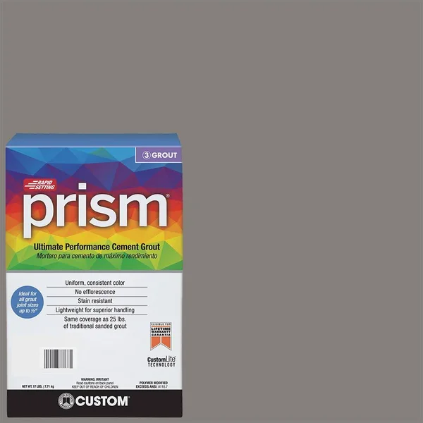 Custom Building Products Prism #335 Winter Gray 17 lb. Grout