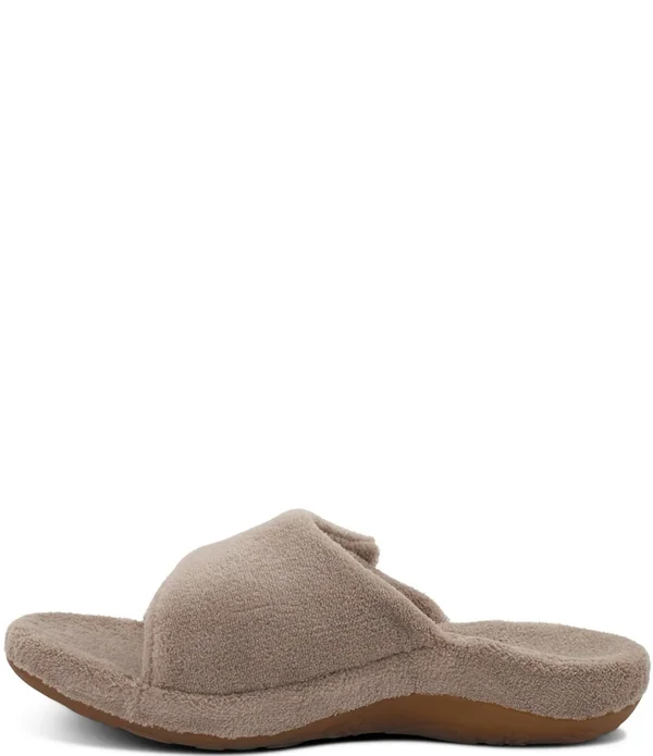 Aetrex Shelby Open Toe Slipper Black - 37