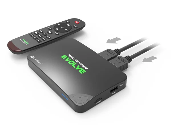 HDML-Cloner Box Evolve - 2 HDMI Inputs and 4K Video Input Supported, Capture HDMI
