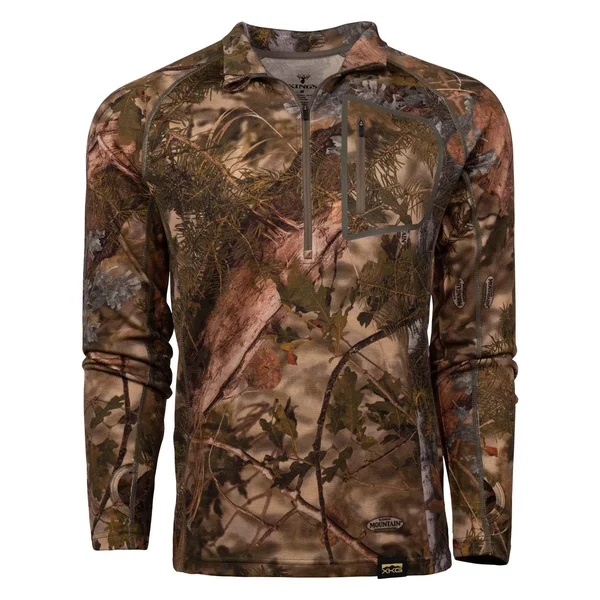King&s Camo XKG Foundation 260 Merino 1/4 Zip-Mountain Shadow-2XL