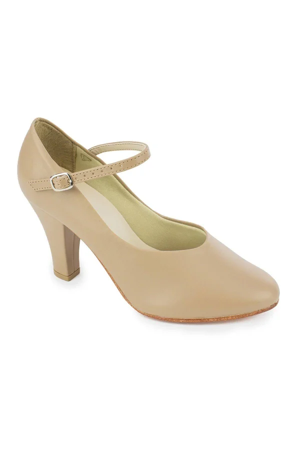 So Danca Character Shoes 3 inch - Character Dance Heels Caramel, Adult 13, Medium
