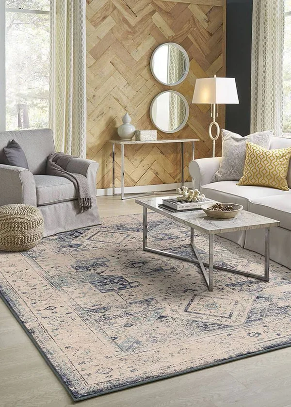 Karastan Cosmopolitan Santee Indigo 2& x 3& Area Rug