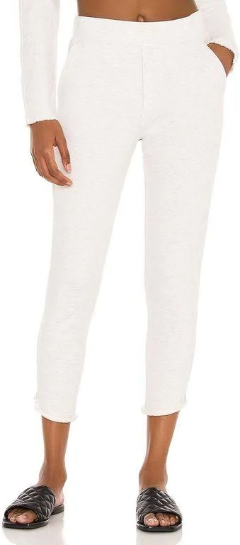 Frank & Eileen TeeLab Tulip Ankle Sweatpant White S