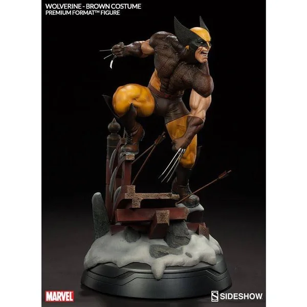 Wolverine - Brown Costume Marvel Premium Format Figure