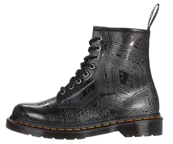 Dr Martens 1460 Arcadia Chain Emboss (Unisex) UK 9 Silver