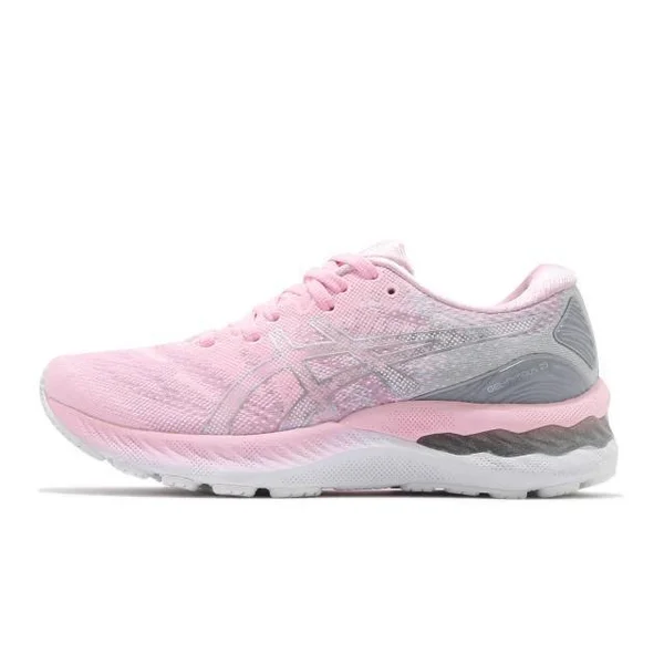 Asics Gel-Nimbus 23 Pink Salt Silver Women Running ... - Size 7 Women