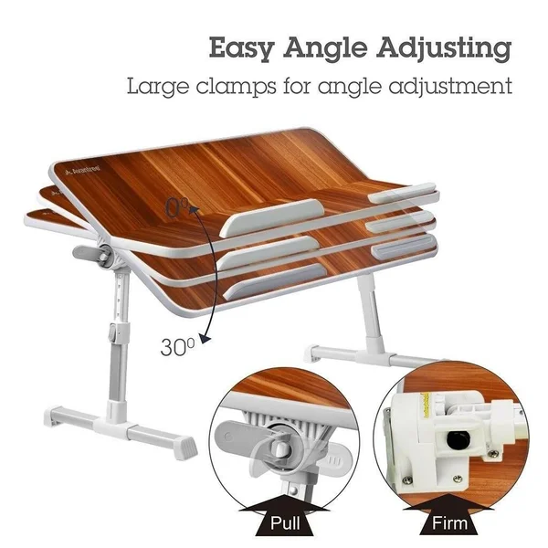 Large Size Adjustable Laptop Bed Table, Portable Standing Desk, Foldable Sofa