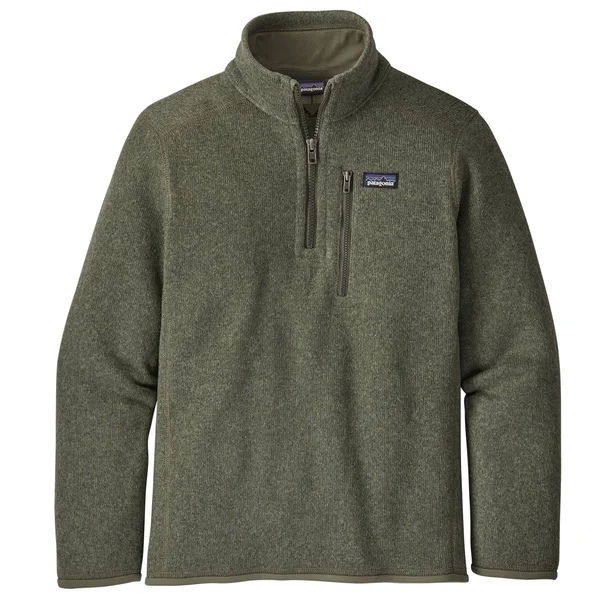 Patagonia Better Sweater 1/4 Zip Fleece Boys M - Industrial Green