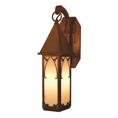 Sebring 1-Light Outdoor Wall Lantern Arroyo Craftsman Color: Satin Black - Shade Type: Frosted