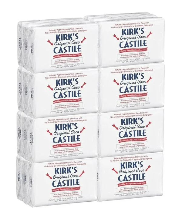 Kirks Original Coco Castile Soap 24 Bars