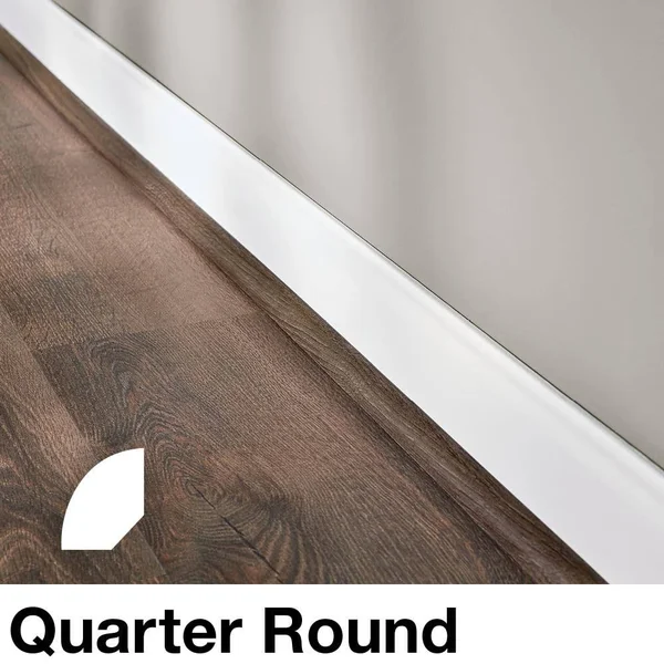 SimpleSolutions Aged Hickory 0.75-in x 94.5-in MDF Floor Quarter Round in Brown - MG002023
