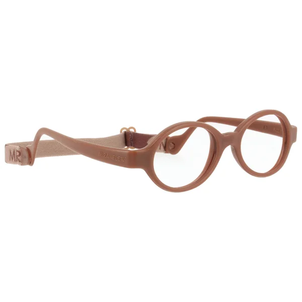 Miraflex Baby Lux Kids Eyeglass Frames, Milk Chocolate