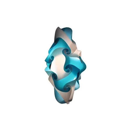 KaleidoLamps 18 Element Pendant Size: Medium - Shade Color: Turquoise