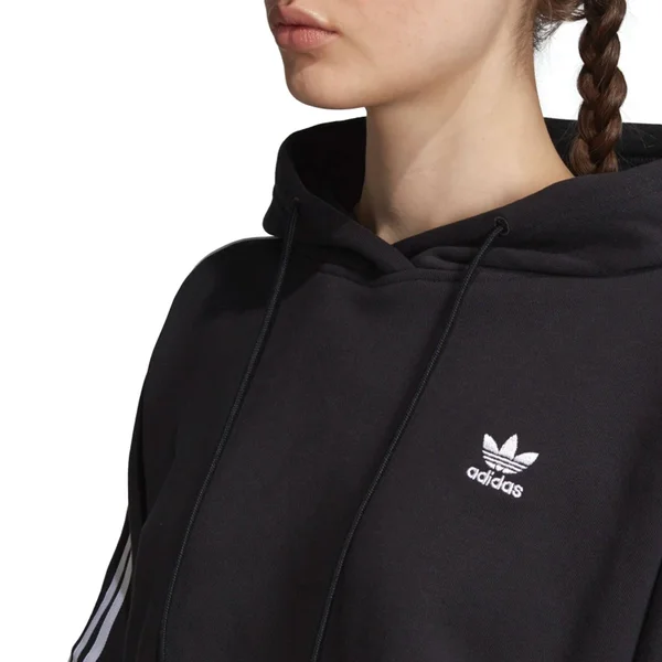Adidas Cropped Hoodie Black