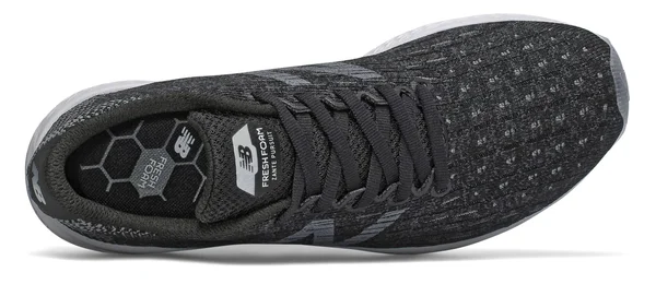 New Balance Fresh Foam Zante Pursuit Black/Castlerock Women's Running Shoes - Black/White, Size: 5.5