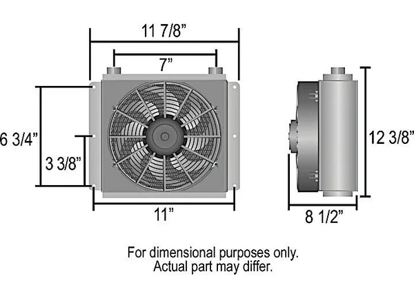 Derale Hi Flow 18 Row Racing Remote Cooler