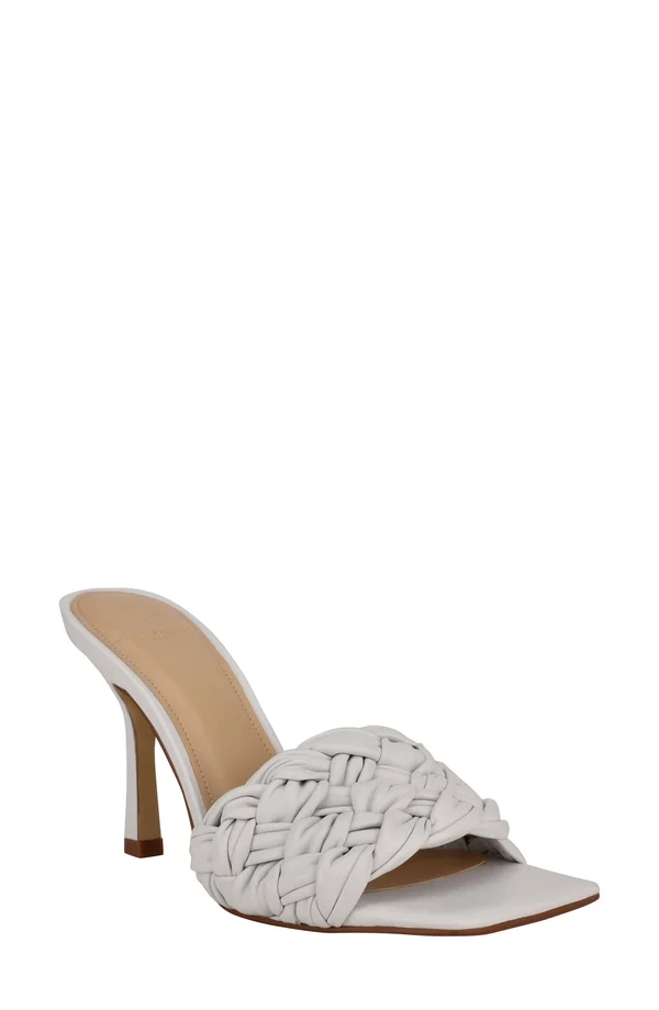 Marc Fisher Draya Slide Sandal - White - 8 M