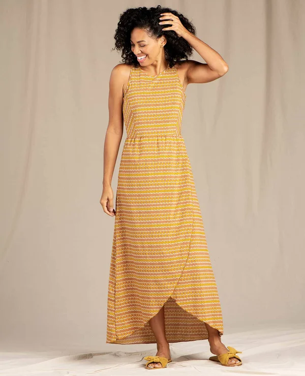 Toadu0026Co Sunkissed Maxi Dress - Women's Husk Retro Print - S