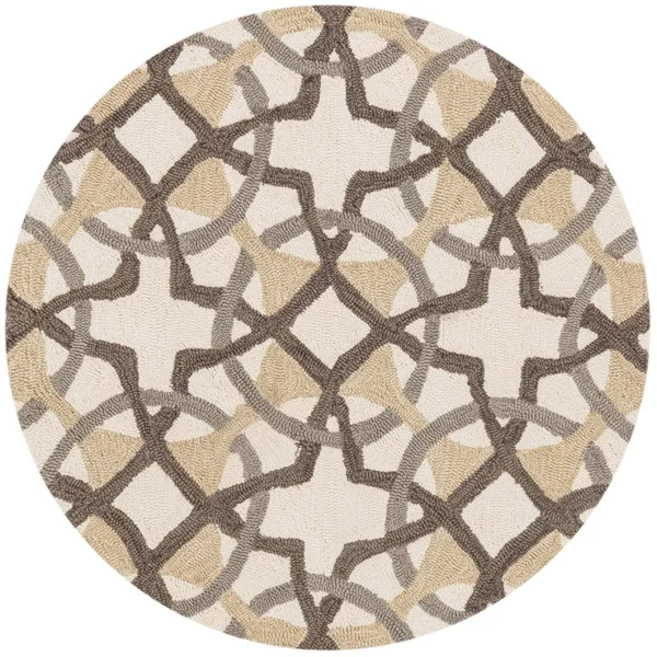 Loloi Francesca Fc-42 7&6x22 x 9&6x22 Ivory - Teal Rug