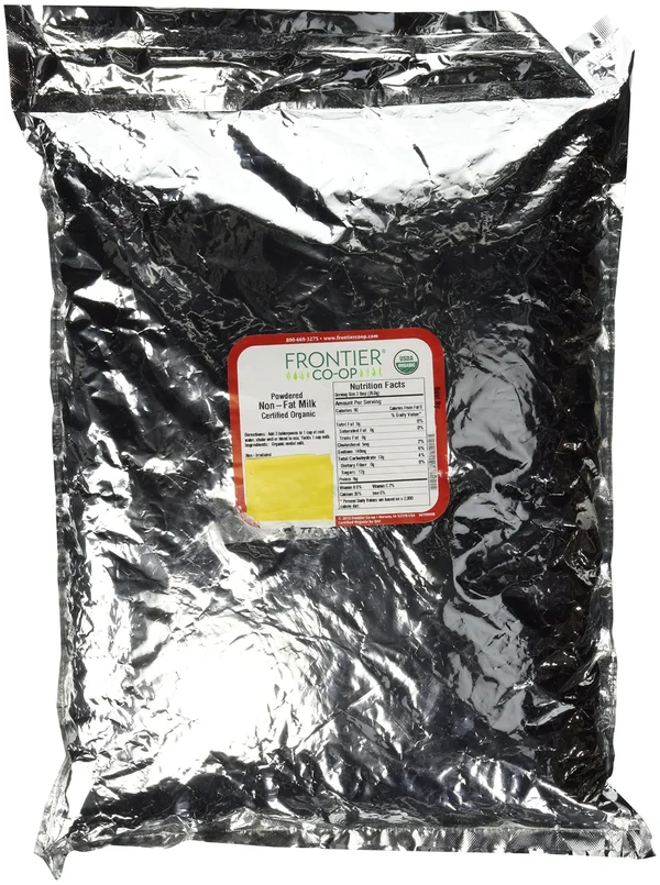 Frontier Non-Fat Milk Powder, Organic -- 5 lbs