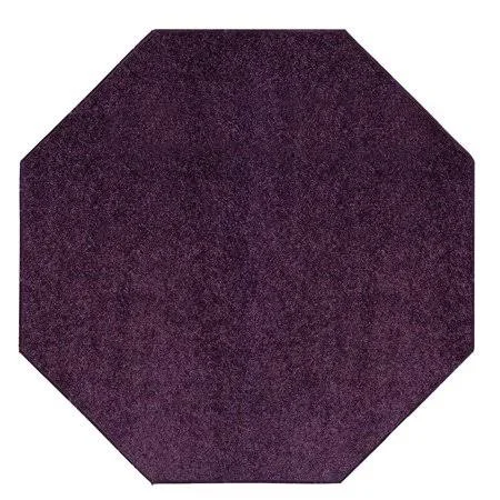 Saturn Collection Kids Favourite Area Rugs Purple - 7' Octagon