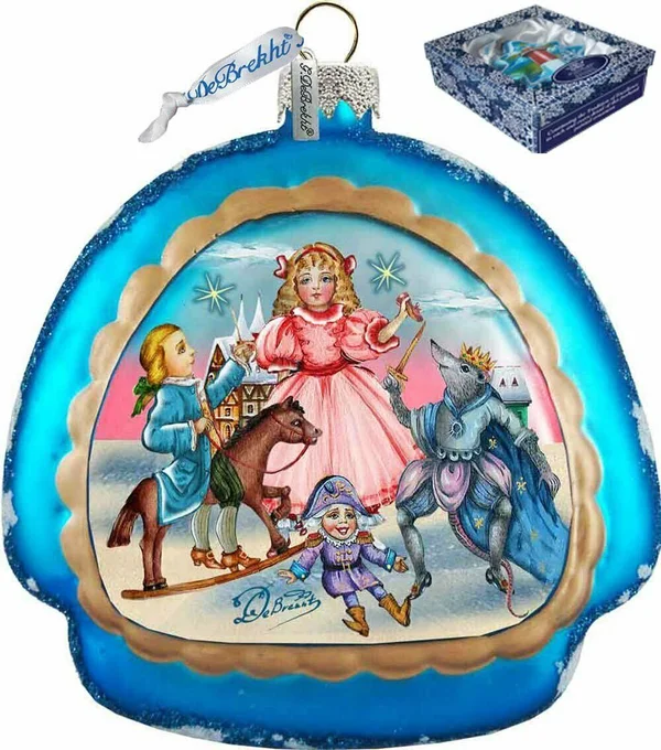 The Holiday Aisle Nutcracker Rainbow Glass Ornament