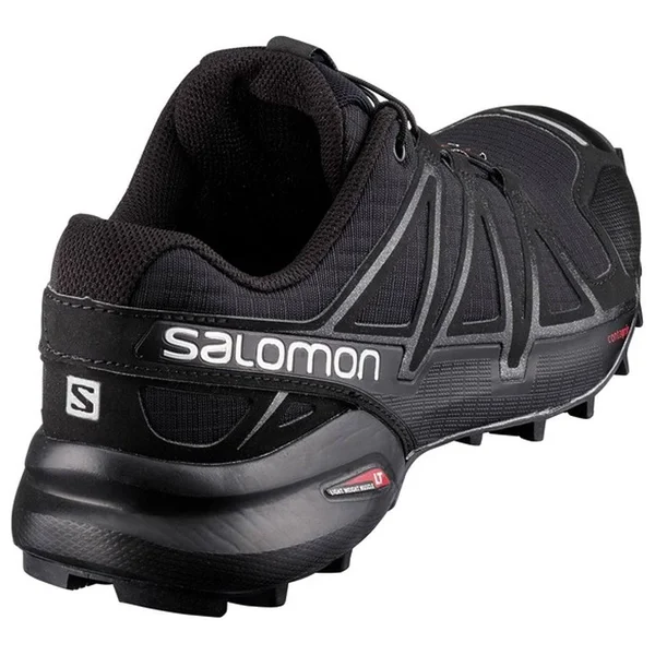 Salomon Women's Speedcross 4 Trail Running Shoes (Black/Metallic - 11)