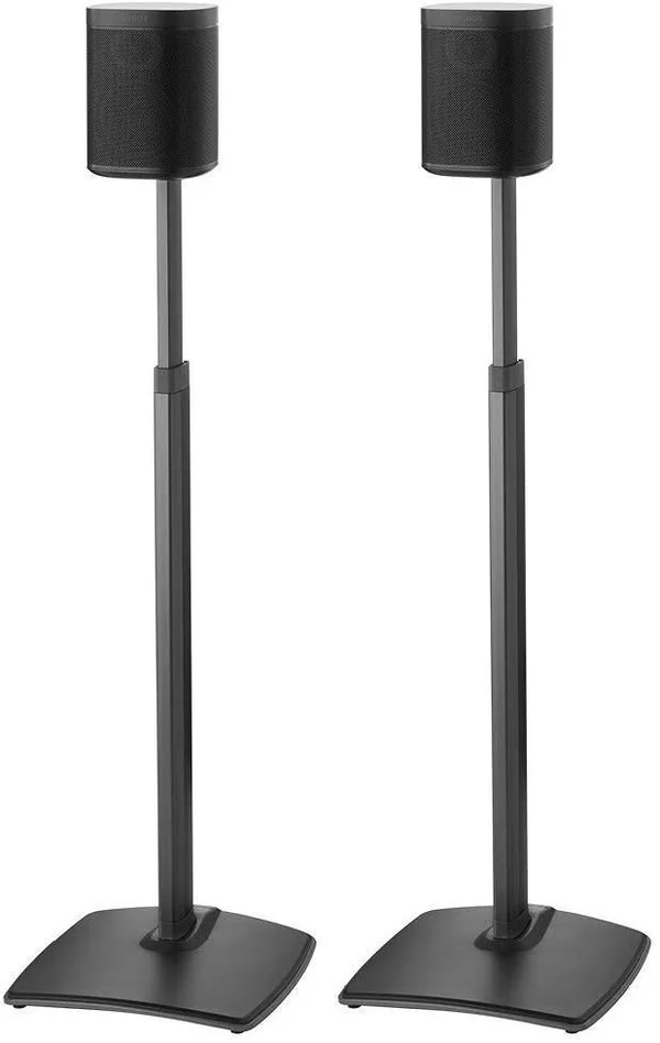 Sanus WSSA2x22 Speaker Stand for Sonos One - Play:1, Play:3, 2 pcs., Blac