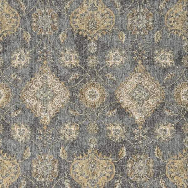 63x22 x 91x22 Slate Grey Wool Rug
