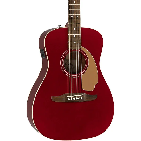 Fender Malibu Player Acoustic-Electric Guitar (Candy Apple Red)