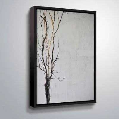 #3 in The Woods Where I Walk by Patricia Coulter - Painting Print on Canvas Wrought Studio Format: Wrapped Canvas, Size: 24x22 H