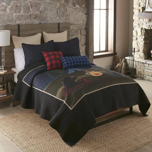 Donna Sharp Bear Campfire Quilt Set, Twin