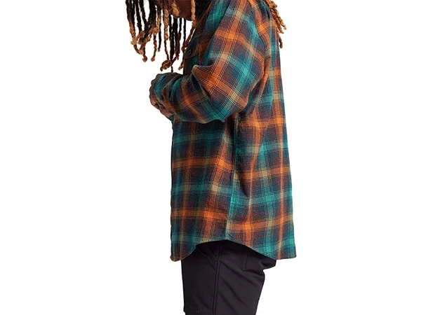 Burton Men's Brighton Flannel - Antique Green Bad Hombre Plaid, M