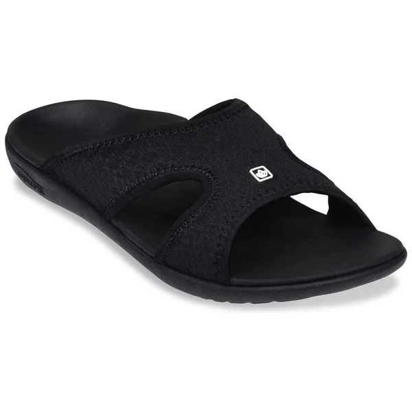Spenco Men's Breeze Slides Black 10