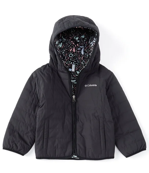 Columbia Double Trouble Insulated Jacket - Toddler Girls& Black2, 4T