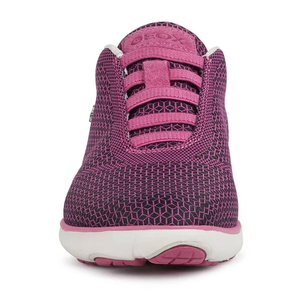 Geox Shoes Nebula Woman Black and Pink, Size 7