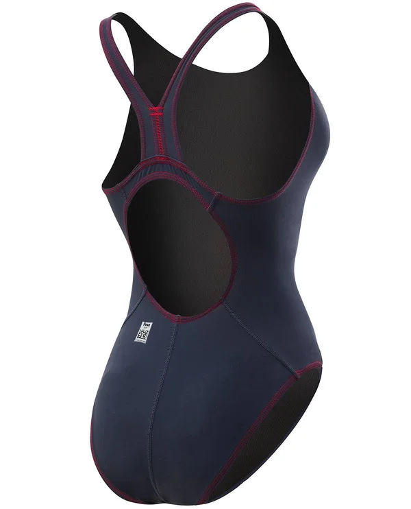 TYR tpsa6a Women's Thresher Aeroback Swimsuit - Grey/Red - 20