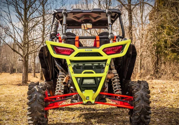SuperATV Polaris RZR XP 1000 Rear Bumper - 2014-2018 - No, Lime Squeeze