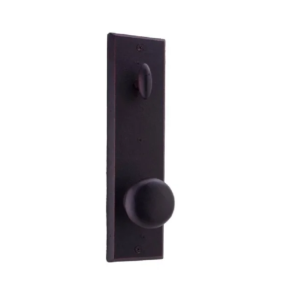Weslock 07905-F20020 Wexford Interior Dummy Handleset Trim for Greystone or Rockford Black Finish