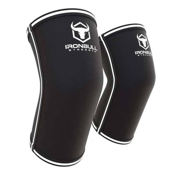 5mm Elbow Sleeves - Black/White, 2XL