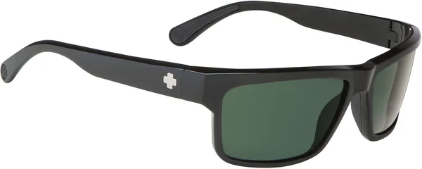 Spy Frazier Sunglasses - Black, Happy Grey Green