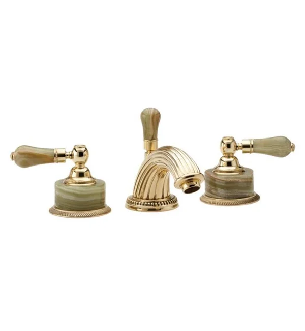 Phylrich Regent Two Handle Widespread Lavatory Faucet in Satin Nickel